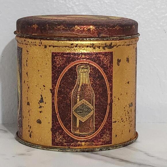 3/$25 Vintage Coca Cola Tin Collectible Can Style Container - Picture 2 of 9